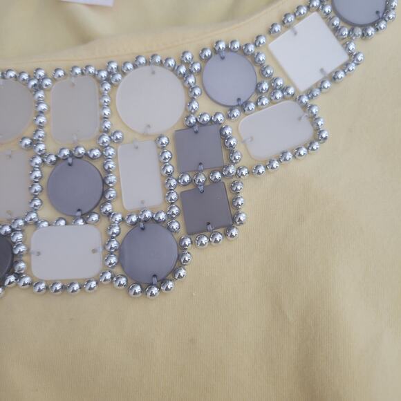 Ruby Road Women 1X Mid Sleeve Classic Style Shiny Embellishments with Gold Beads - Picture 8 of 11